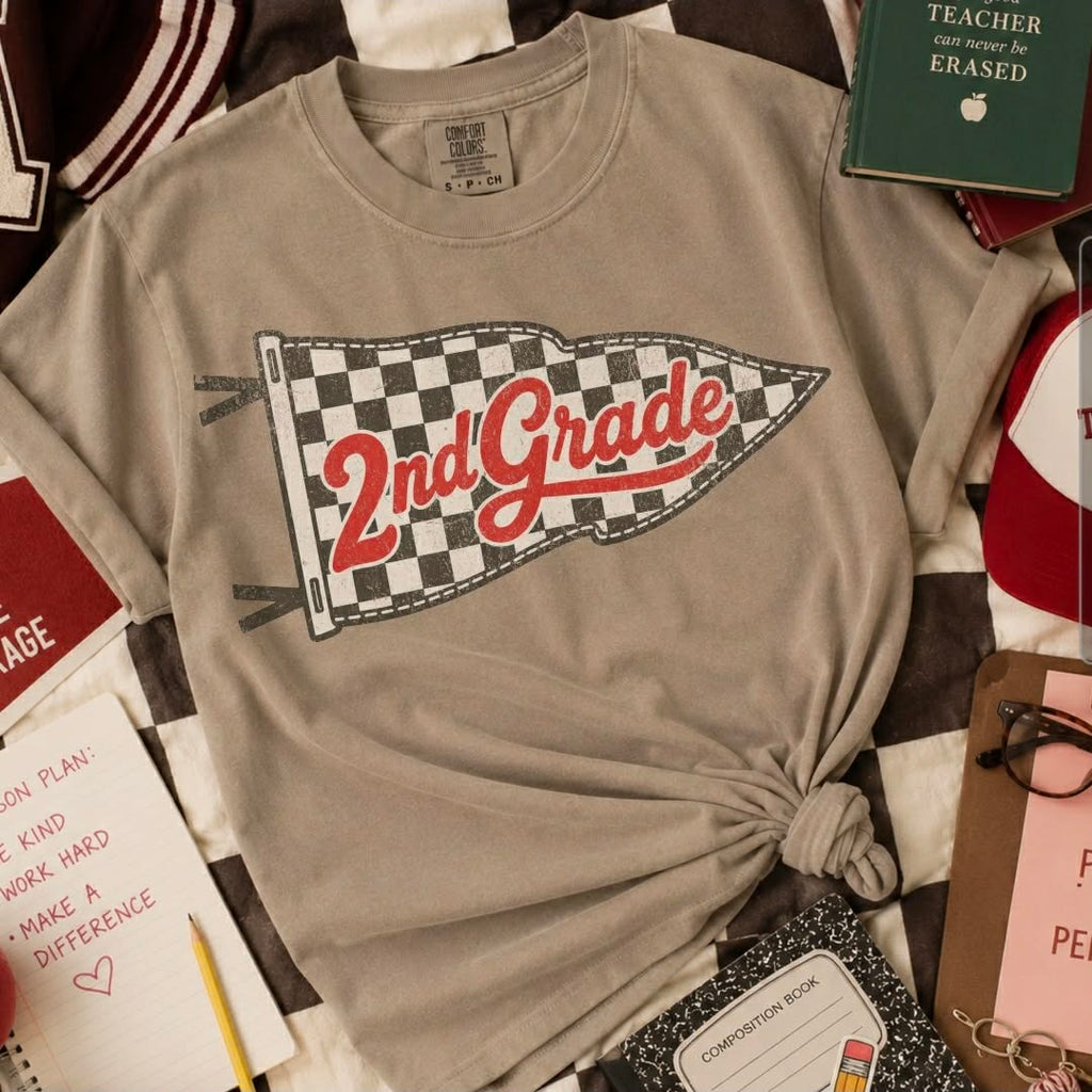 Toddler or Youth - Pre-K to 4th Checkered Flag