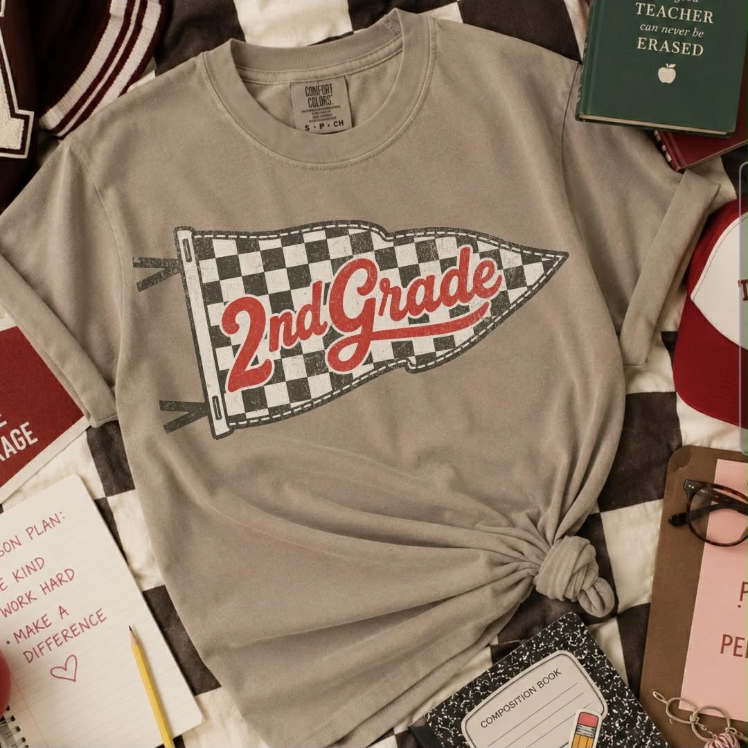 Toddler or Youth - Pre-K to 4th Checkered Flag