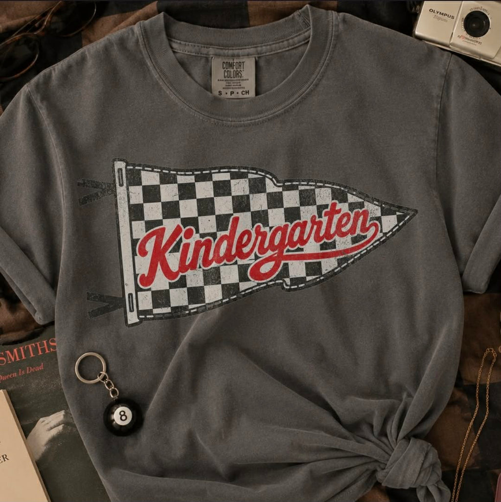 Toddler or Youth - Pre-K to 4th Checkered Flag