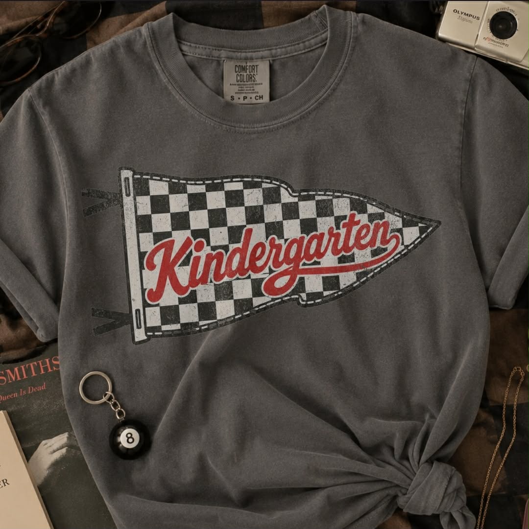 Toddler or Youth - Pre-K to 4th Checkered Flag