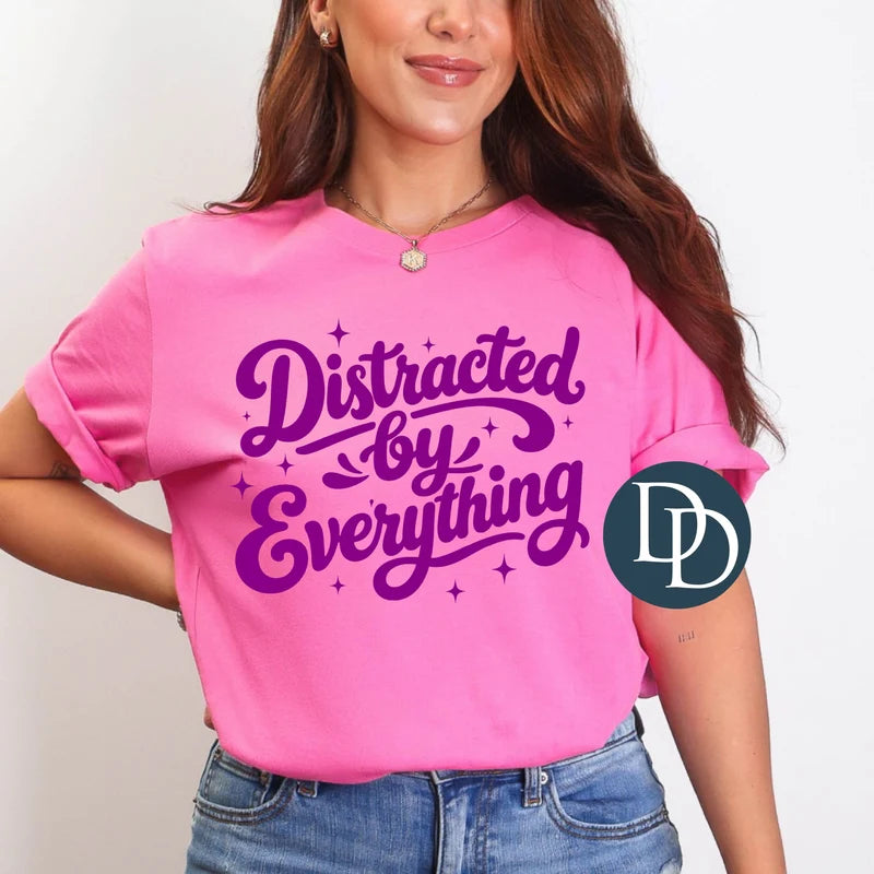 Distracted by Everything - Comfort Colors