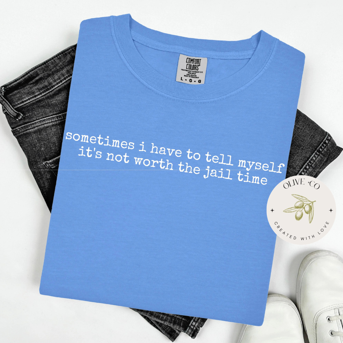 Adult - Jail Time (White Print)
